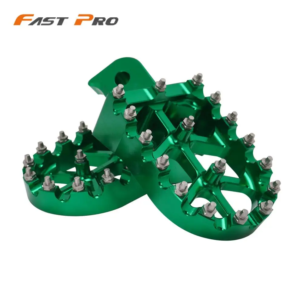 Motorcycle Accessories CNC Footpegs Foot Pegs Rests Pedals For ZongShen Kayo T2 T4 XR CR CRF KLX PW TTR TW 50 70 80 90 110 ATV