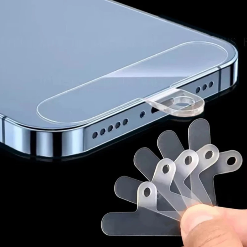 

1-6Pcs Transparent Mobile Phone Anti-Lost Lanyard Card Gasket Universal Detachable Phone Hanging Cord Strap Patch Tether Pad