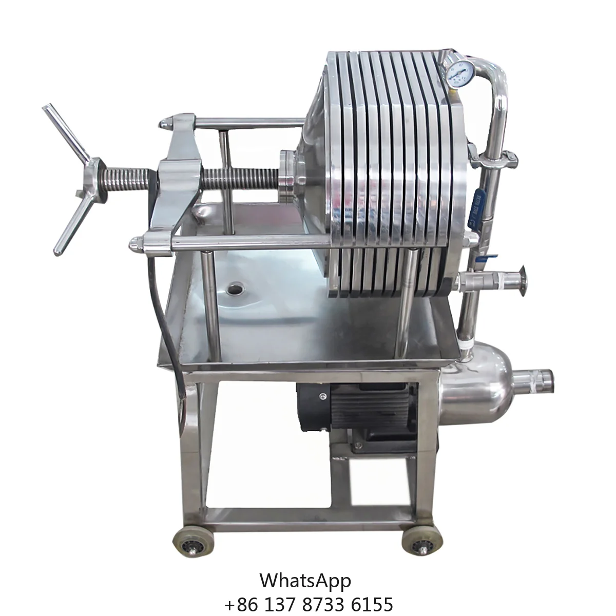 BAS Customizable Stainless Steel Filter Press - OEM/ODM For Filter Area & Precision