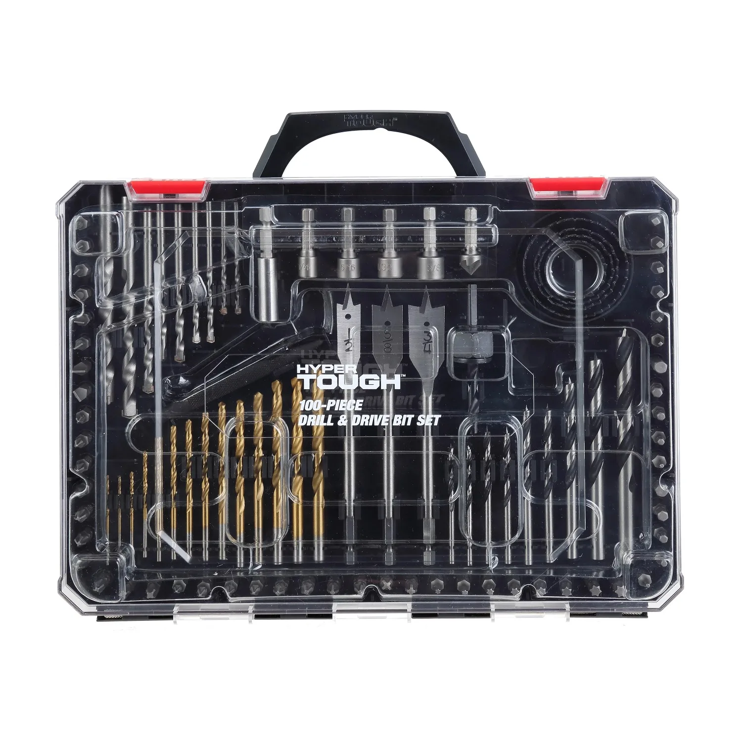 NEW 100 Piece Count Per Pack Drill, Screwdriver Bits, and Nut Driver Set, Steel Material