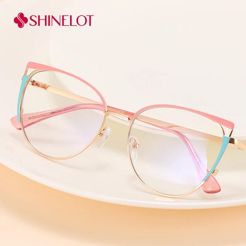 

81136 High Quality Lady Cat Eye Eyeglasses Frame Female Eye Protection Optical Women Glasses Youth Style Eyewear Accessories