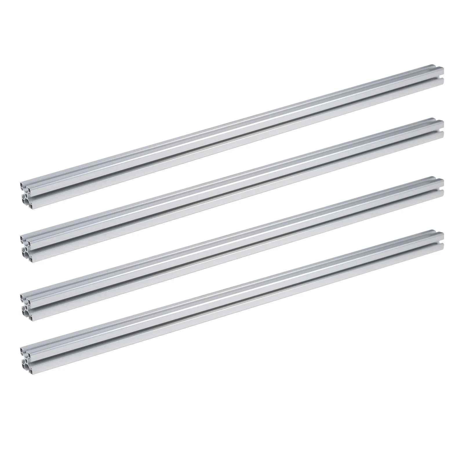 4Pcs Aluminum Extrusion Profile 4040 T Slot European Standard Anodized Linear Rail 3D Printer Part CNC DIY 39.4in 1000mm