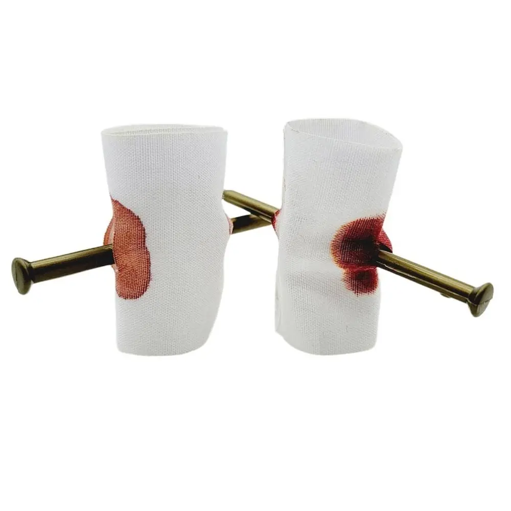 10 adet şakalar sahte tırnak parmak şaka Trick sihirli kan şaka sihirli pervane korkutuyor insanlar endişe sihir numarası oyuncaklar