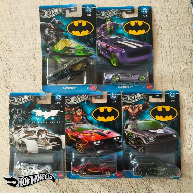 

Коллекционные игрушки Hot Wheels: Модели автомобилей из литого металла, серия «Бэтмен», Бэткоптер, Бэтмобиль «Темный рыцарь» для мальчиков