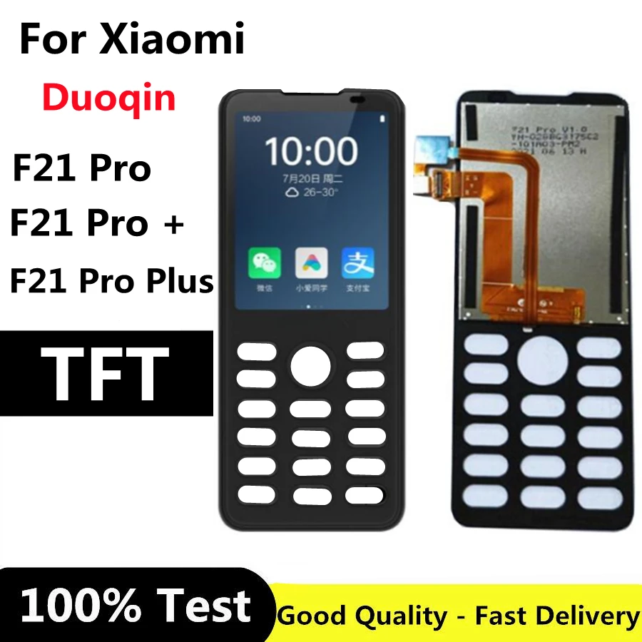 2.8” For Xiaomi Duoqin F21 Pro LCD Display Screen Touch Panel Screen Digitizer For Qin F21 Pro Plus f21pro + Display