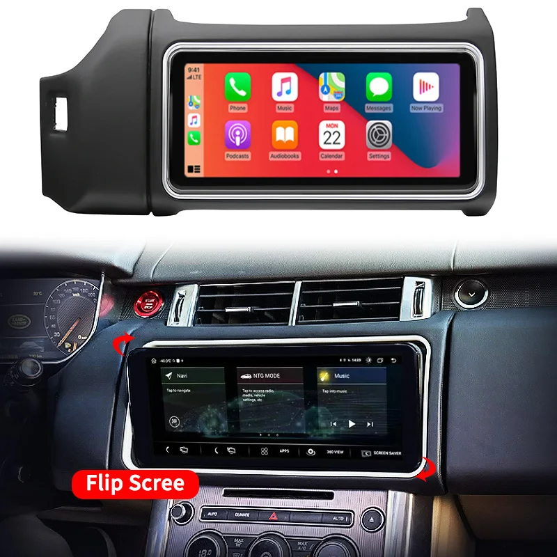 Android Car Radio Stereo Flip Screen for  Vogue Sports 2013-2016 Carplay Air Screen Car Multimedia Audio Player