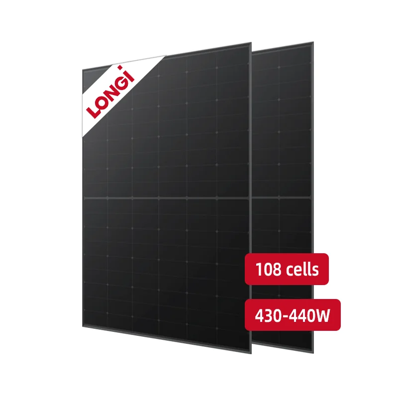 

Longi Hi-mo 6 All BLack Solar Panel 430W 435W 440W 22.5% Module Efficiency PV Modules