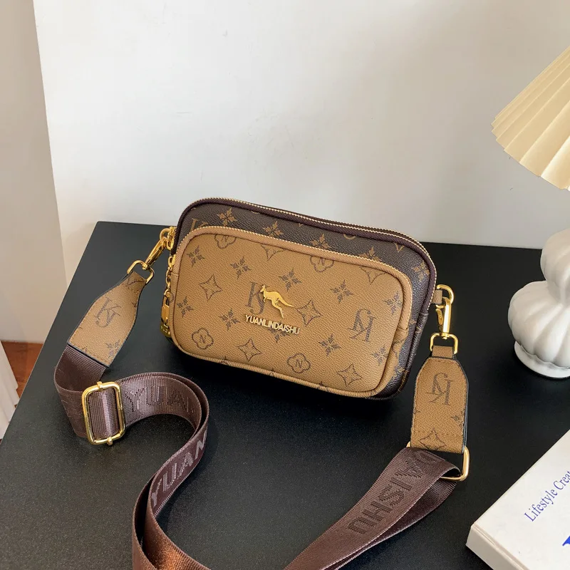 Designer Luxury Women\'S Shoulder Crossbody Bag Fashion Wallet Bag Purses Soft Leather Ladies Small Square Bag Chest Shopper Bag