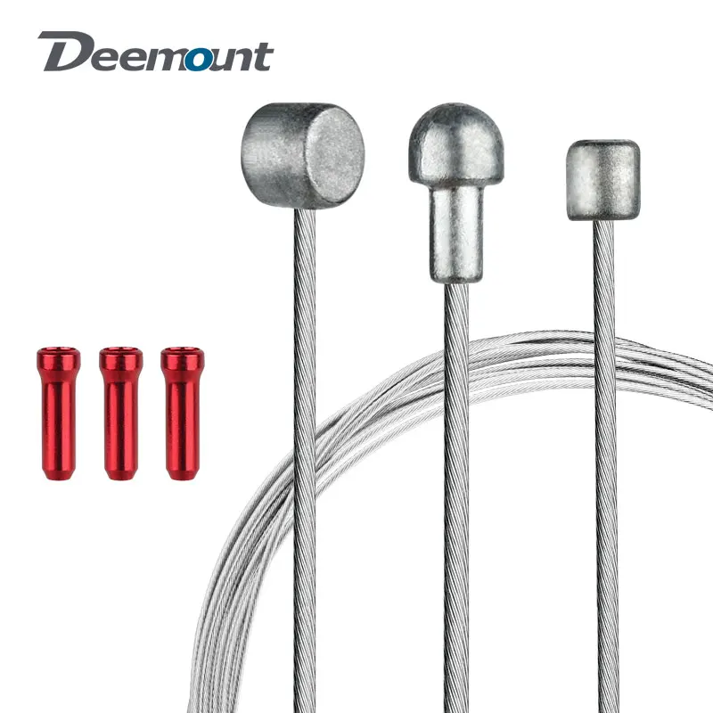 

Deemount Stainless Steel Cable Bicycle Thread Pull Disc Rim Brake or Shift System DIY MTB Road Front Rear Derailleur Inner Wire