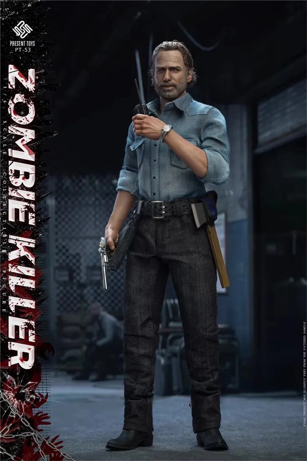 1/6 PRESENT PT-sp53 Man Guy Zombie Killer Walking Dead conjunto completo figura de acción móvil juguetes de regalo modelo para seguidores coleccionar