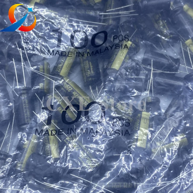 10 قطعة KW 25V2200UF حجم 12.5X25 مللي متر Nichicon الصوت مكثفات كهربائية UKW1E222MHD 2200 فائق التوهج 25V جديد #2