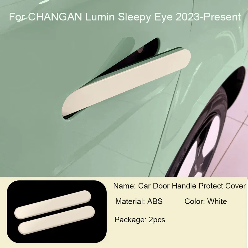 

2pcs Car ABS Door Handle Cover For CHANGAN LUMIN Sleepy Eye 2023-2026 Anti Scratch Waterproof Exterior Door Protect Accessories