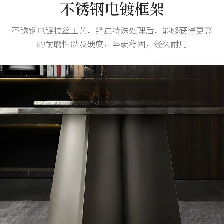 فيلا، طراز إيطالي، طاولة طعام وكراسي، مجموعة، حديثة، فاخرة خفيفة، طبيعية، رخامية، مستديرة