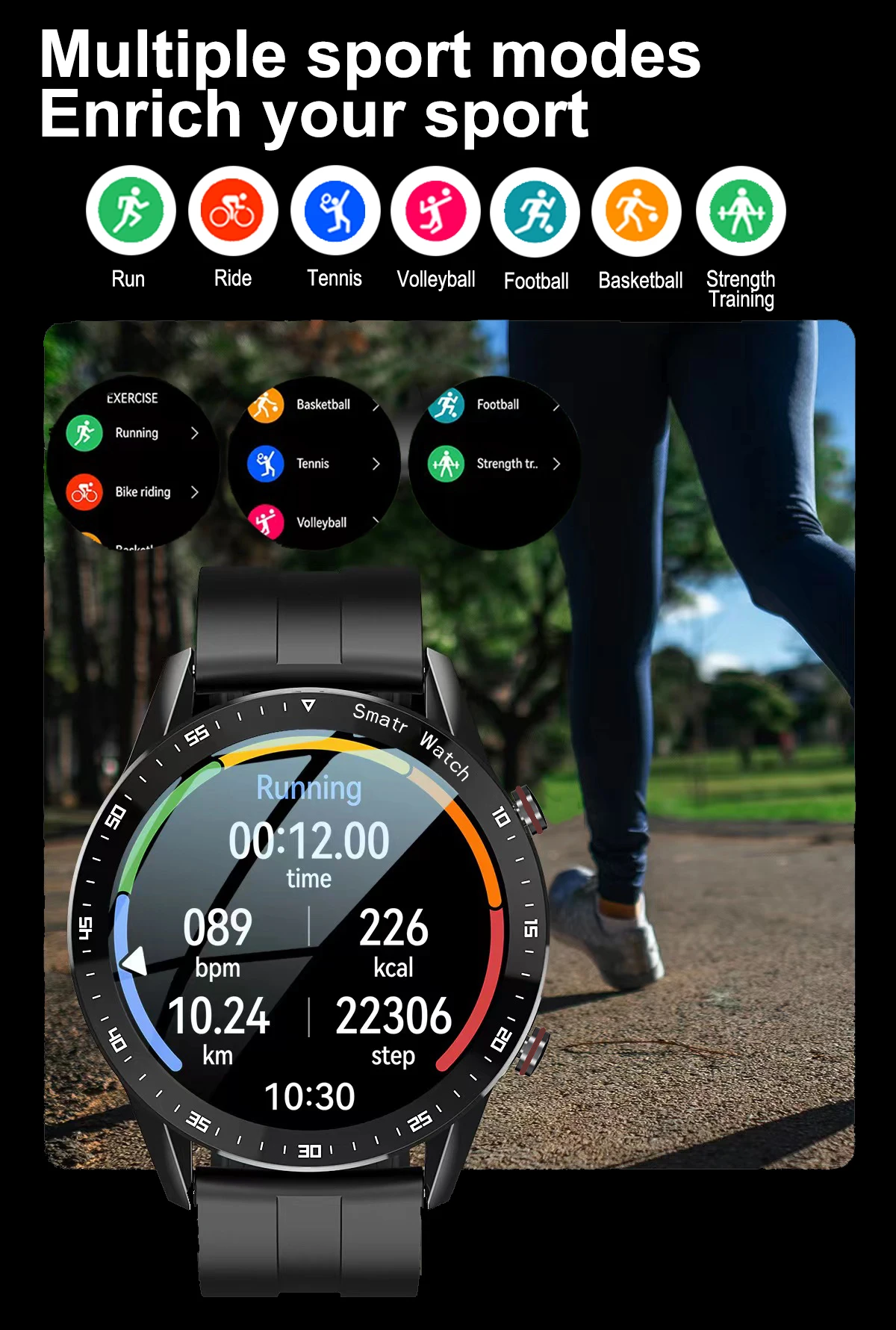 C300 Bluetooth Anruf Smart Uhr Männer Fitness Monitor Uhren Sport Handgelenk Uhren Für Männer MYFULONN 2022 NEUE SmartWatch GT2 Androi