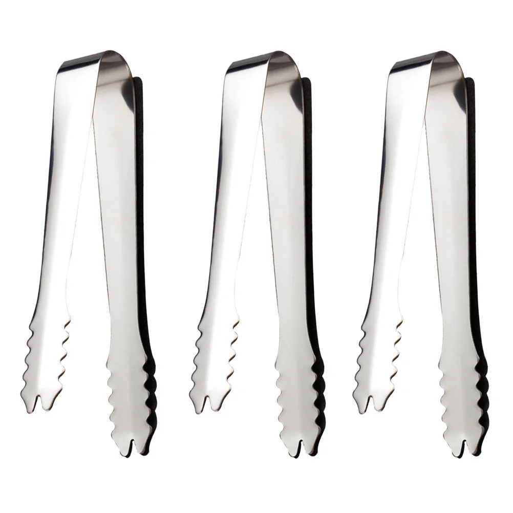 

3 шт. щипцы для кубиков льда, зефир, салат, еда, сервировочный зажим, многофункциональные закуски из нержавеющей стали, домашняя вечеринка