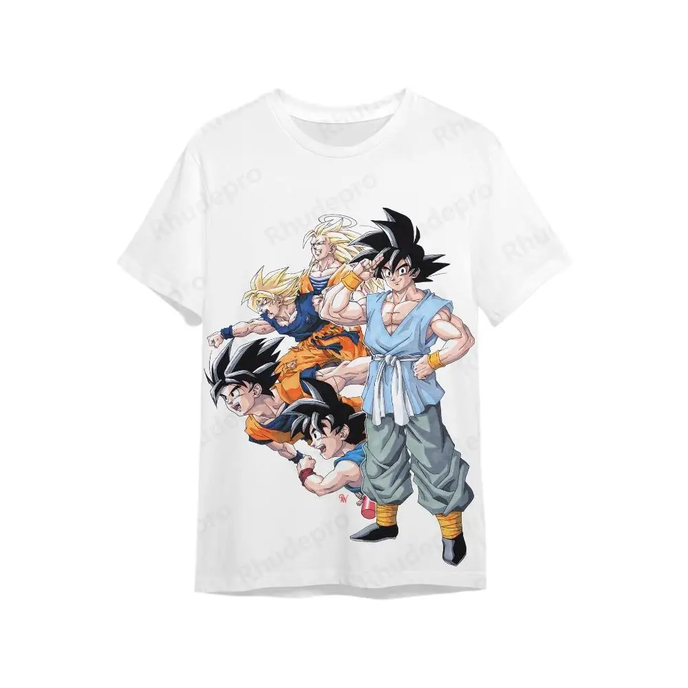 

Dragon Ball 2025 3D Streetwear Men Boy Girl Fashion Goku Harajuku Style New Summer Cool T-Shirts High Quality Y2k Short Sleeve