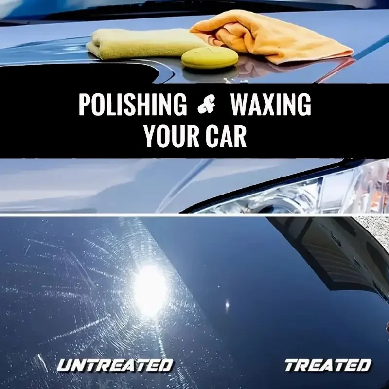 Car Scratch Remover Car Polishing Paste with Sponge Car Body Paint Care Kit Repair Paste Car Beauty Renovation