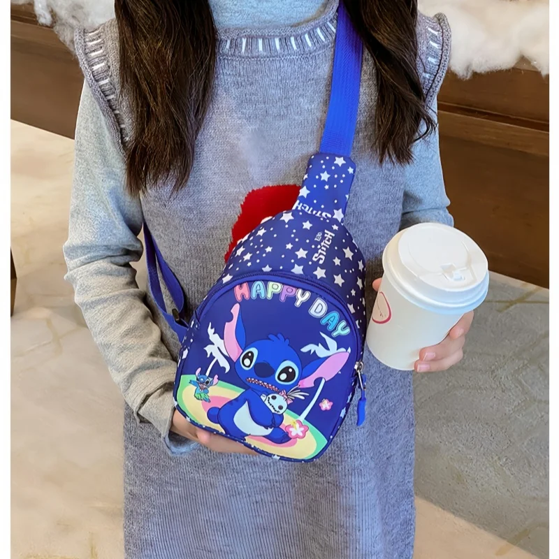 رائعتين 18 * 16.5 * 5 سم أنيمي غرزة منقوشة حقيبة كروس الجسم للفتيات المحبة الموضة