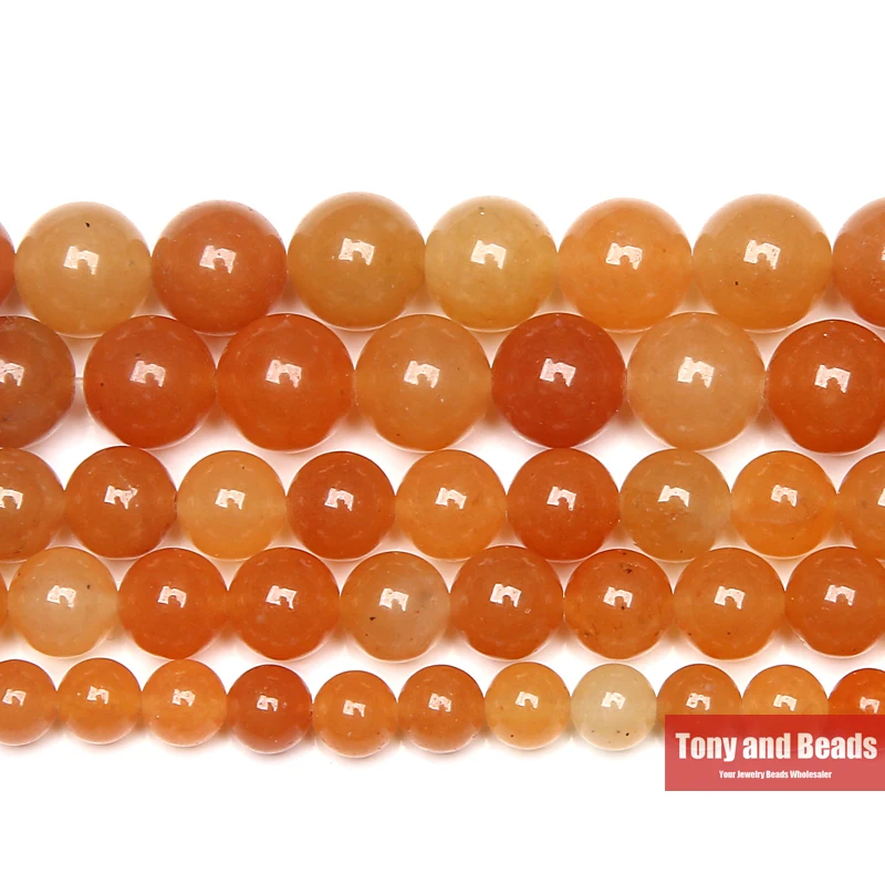 Natural Stone Red Aventurine Beads In Loose 15\