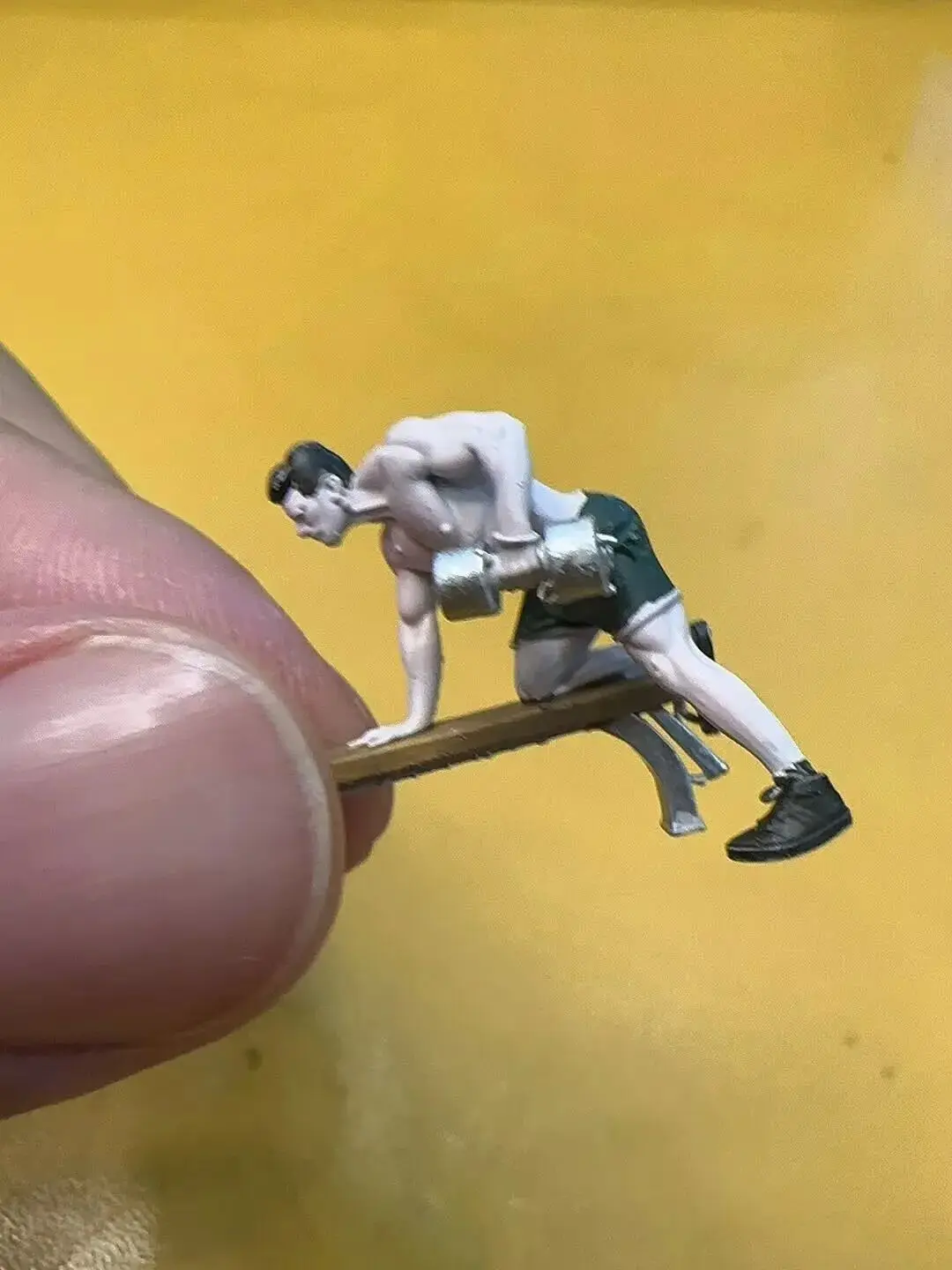 1/64 نموذج دمبل رياضي مصغر الشكل عرض المشهد ملحقات السيارة