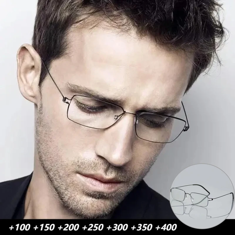 Modische ultraleichte Lesebrille für Männer und Frauen, hochauflösende Presbyopie-Brille, Vollformat-Anti-Blaulicht