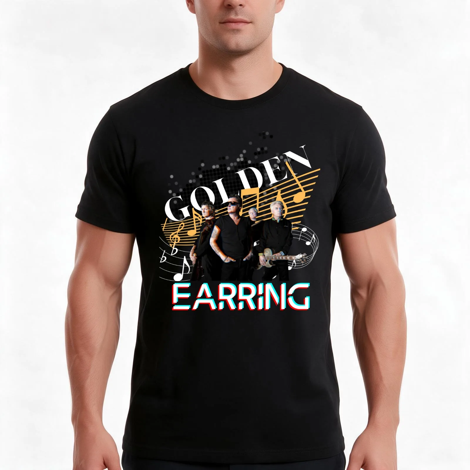 Golden Earring Band T-Shirt Summer Casual Cotton Tee Oversized Streetwear Tops Vintage Graphic Print Loose Fit Short Sleeve