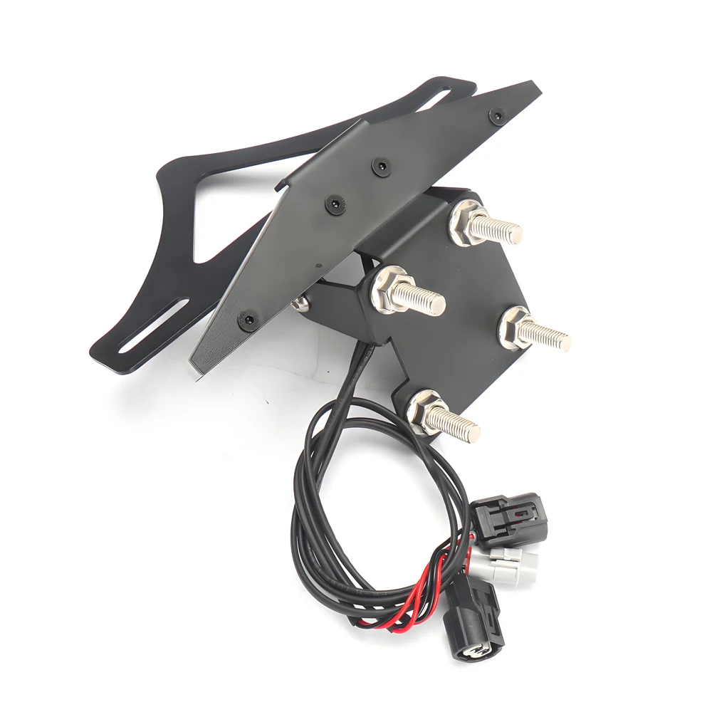 لكاواساكي Z900 2025 Z 900 دراجة نارية الذيل الخلفي مرتب LED الحاجز مزيل عدة لوحة ترخيص قوس ضوء بدوره إشارة #2