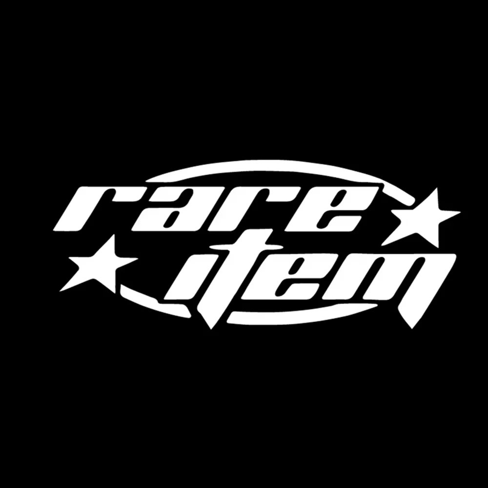 Rare Item Lettering Vinyl Car Sticker Cut Decal With Star Graphic For Car Truck SUV Window Bumper Auto Exterior Decor Accessory
