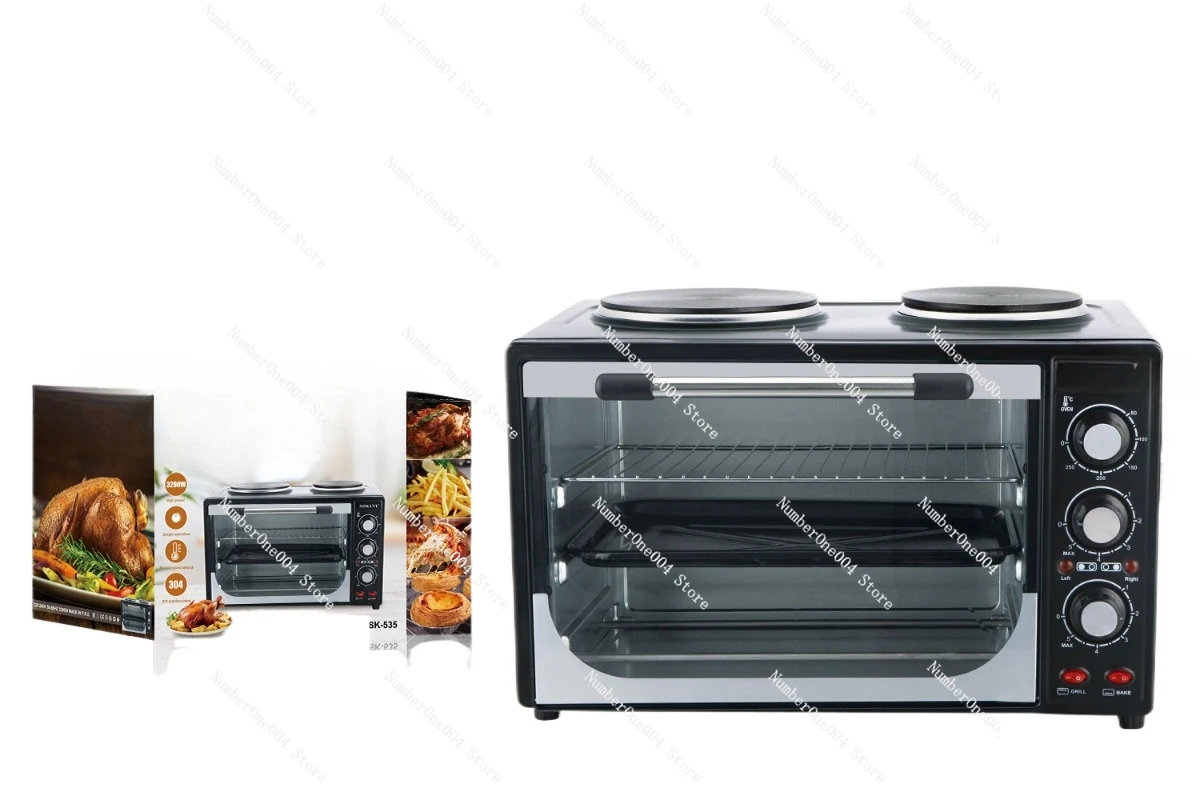 Applicable to Electric Oven, Multi-functional Household High-power Baking Oven 35L Large-capacity Multi-layer Oven