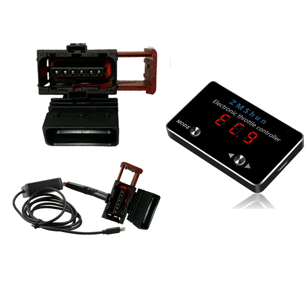 for VELSTER Electronic throttle cars 2 Buttons Car Electronic Throttle Controller Pedal Booster Commander Tuning Parts Accessory