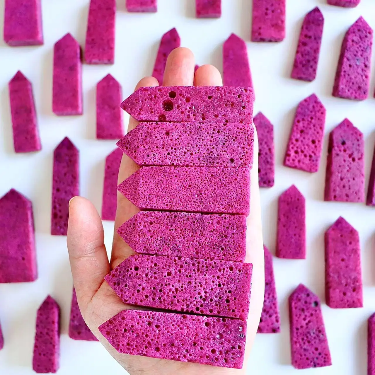 

1 шт. натуральный кристалл, гребень для меда, Рубиновая башня, украшение для дома