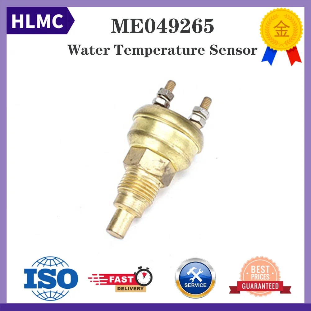 6D31 6D34 Double Feet Water Temperature Sensor ME049265 For Kobelco SK200-6 And Kato HD700-7 Excavator