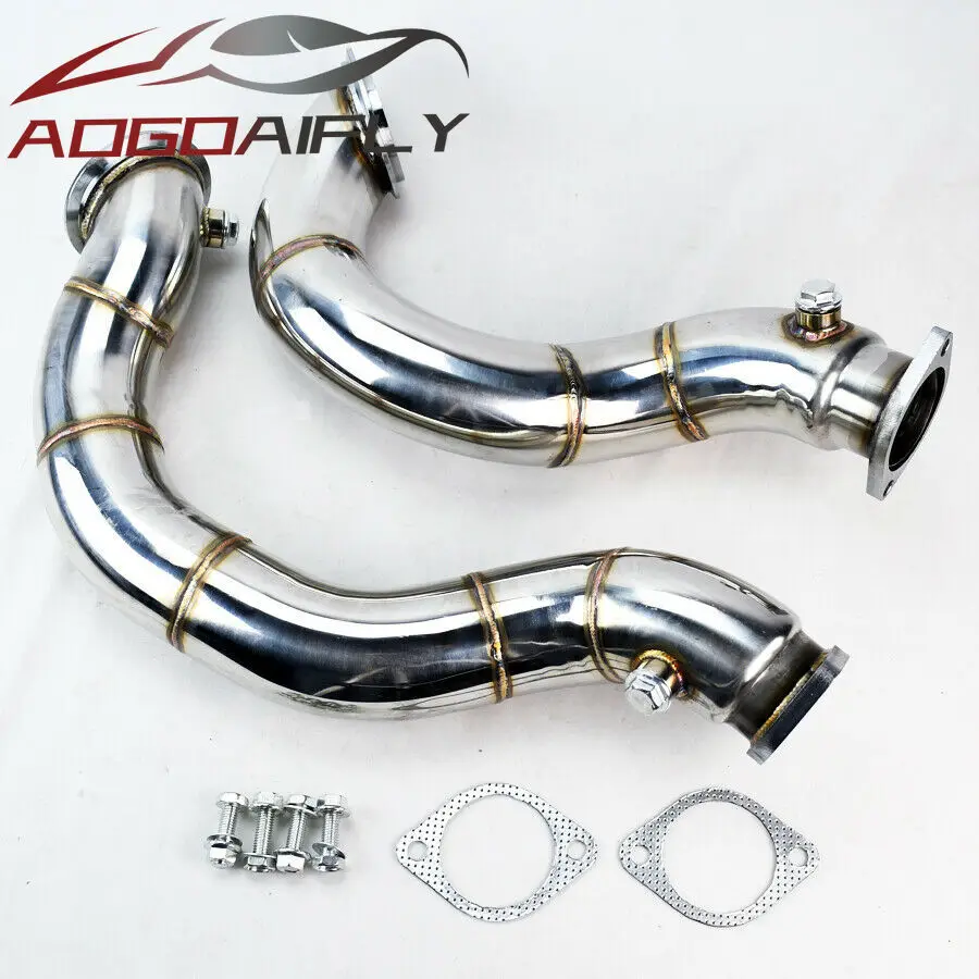 Image of Werkslieferung N54B30 Verbessertes 3-Zoll-Downpipe-Auspuffsystem für BMW 2007-2010 N54 E90/E91/E92/E93 335i 3.0L