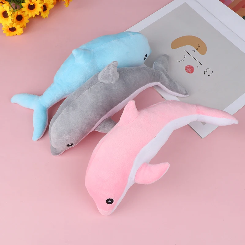 

Lovely 30cm Dolphin Plush Toys Stuffed Soft Cute Animal Dolls Sofa Decor Baby Pillow Cushion for Kids Children Gifts