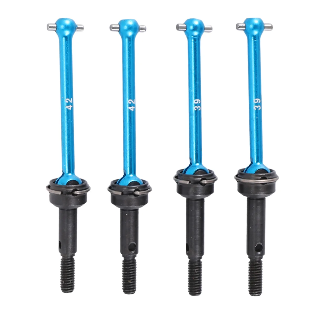 4Pcs Front & Rear Drive Shaft CVD 54515 54516 42mm 39mm for Tamiya XV-01 TC-01 XV01 TC01 1/10 RC Car Upgrades Parts