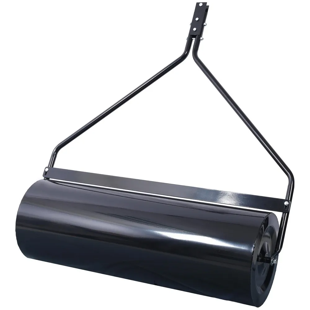 Heavy Duty Lawn Roller 26 Gal Capacity 220 lb Load 40 Inch Width ATV Tow Behind Garden Roller for Lawn Leveling and