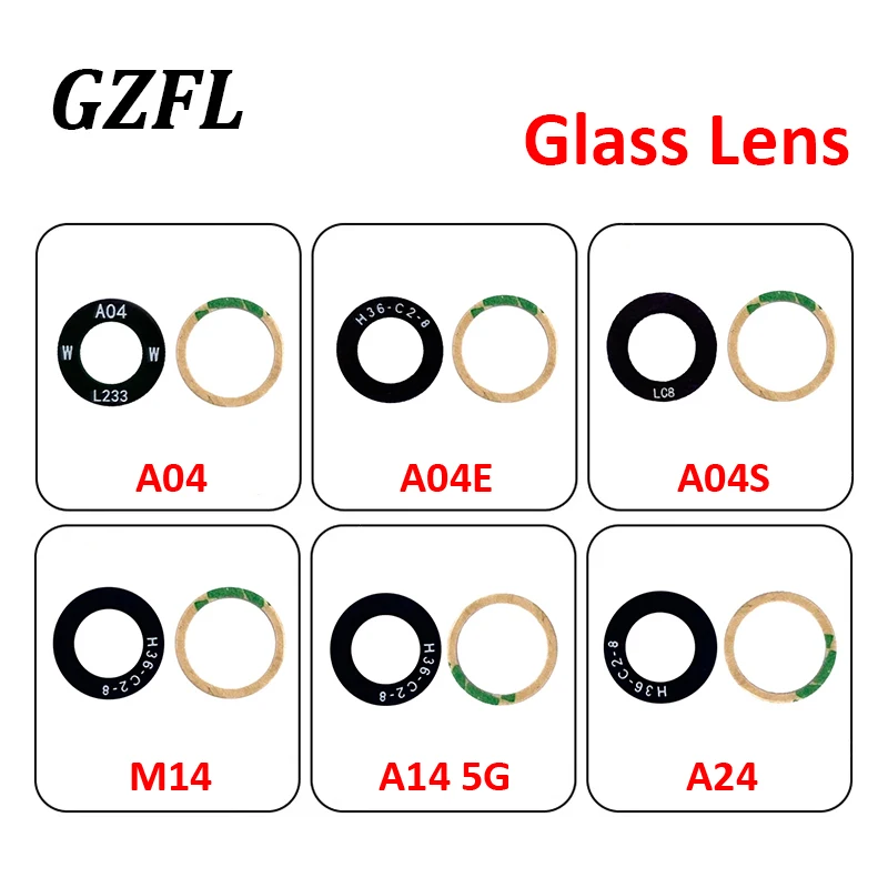 

For Samsung A04 A04E A04S M14 A14 5G A24 Rear Back Camera Glass Lens Repair Parts