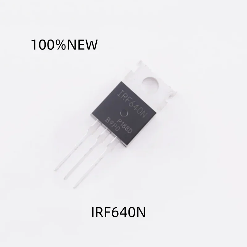(10 Pieces) 100% New Irf640N Irf640Npbf To-220 N-Channel Field-Effect Transistor