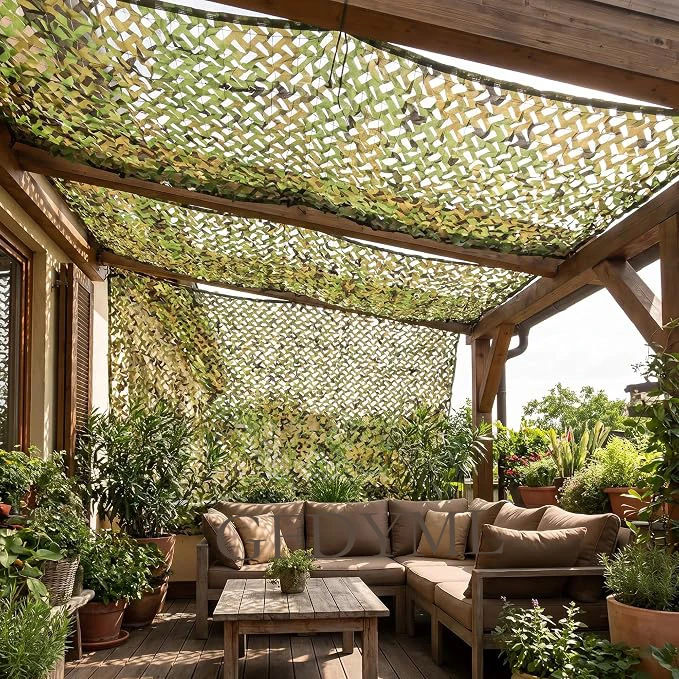 Hunting Camouflage Netting and Jungle Camouflage Netting Are Ideal for Decoration, Shade, Hunting, Camping, and Outdoor Activiti