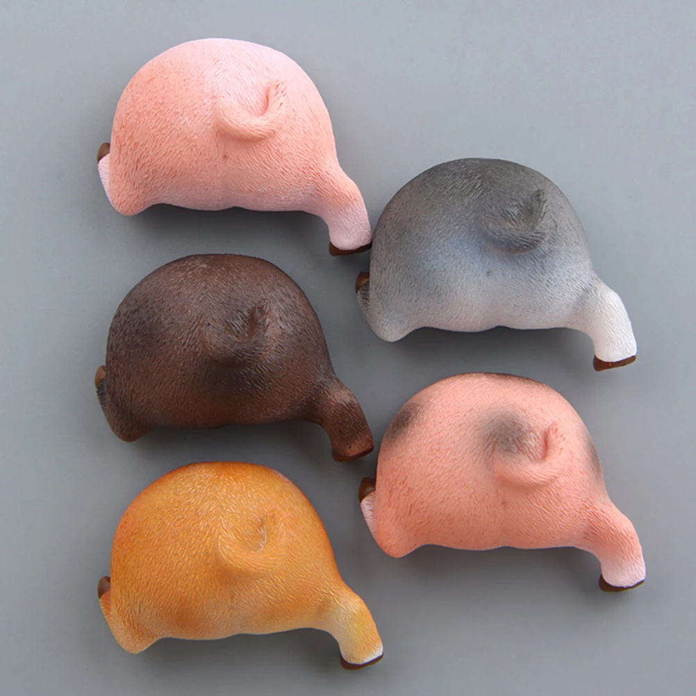 

5 Pcs Pig Magnet Refrigerator Magnets Animal Fridge Magnetic Cute for Household
