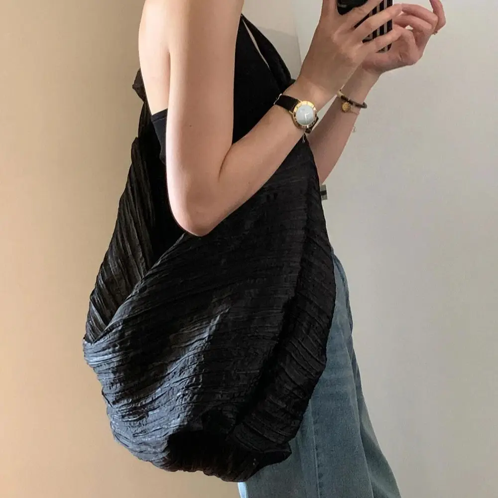

Black Canvas Tote Bag Women 2025 New Versatile Fashion Design Lazy Style Large Capacity Casual Commuter Crossbody Bags