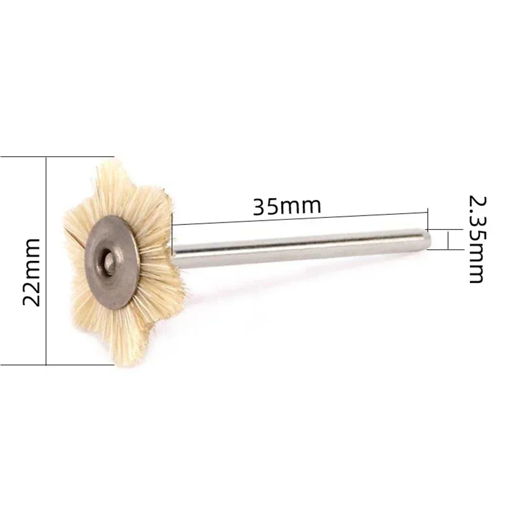 

Craft Polishing Brush Six-Star Polishing Brush For Woodworking Versatile Polishing Brush High-Quality Bristles
