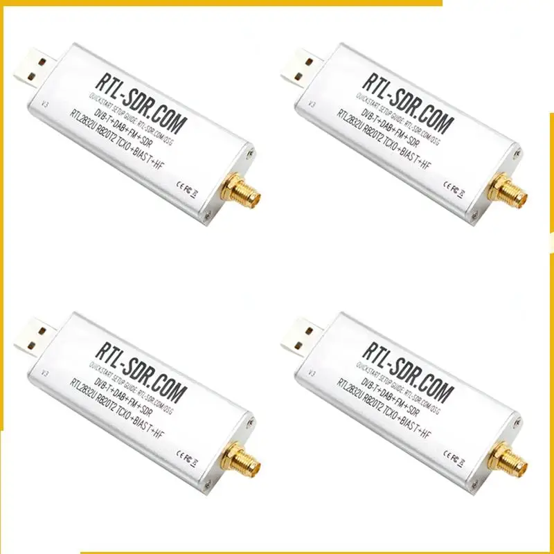 A93P 4X RTL SDR V3 R820T2 RTL2832U 1PPM TCXO SMA RTLSDR Программно определяемая система радиокоммуникации