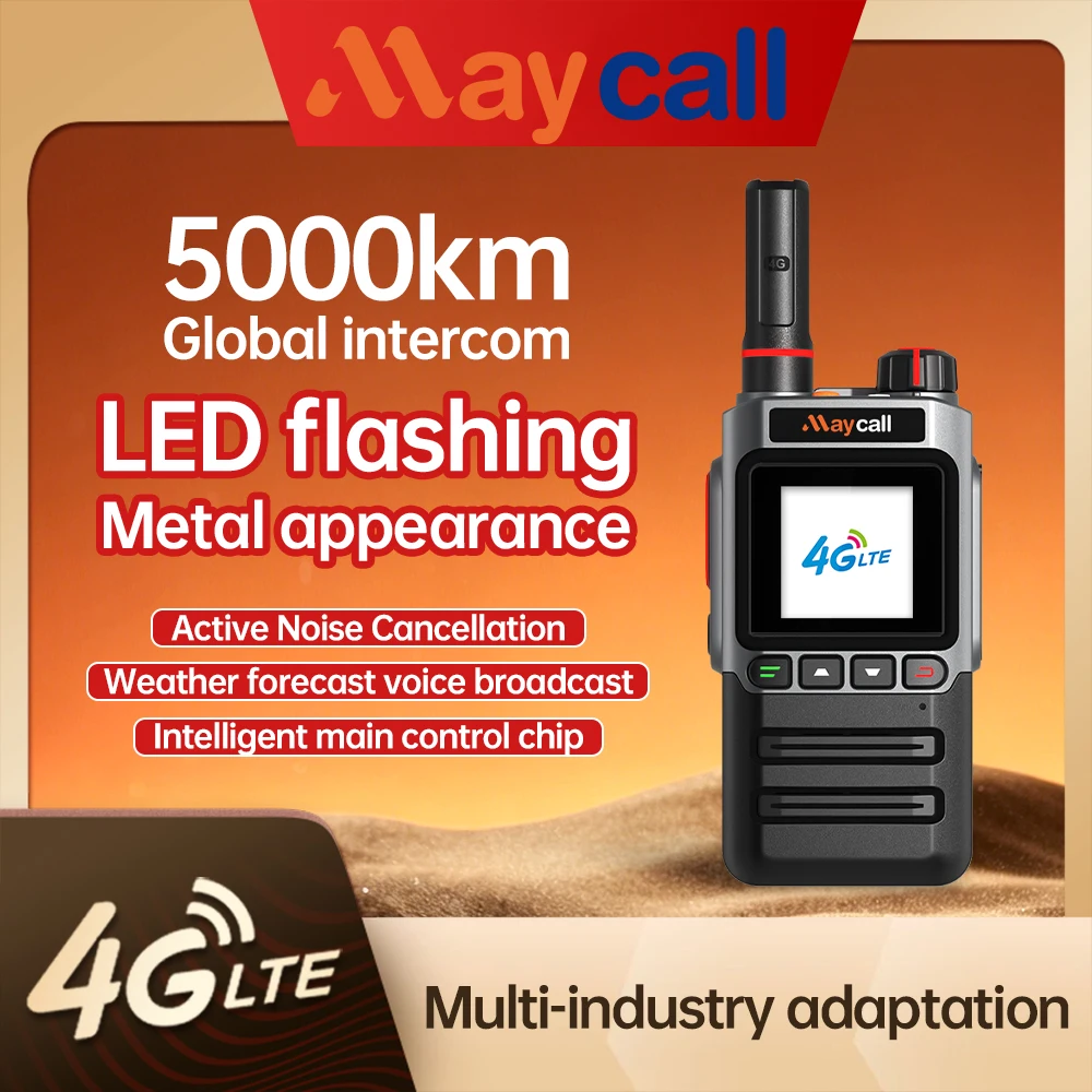 POC 5000KM ham radio walkie talkie long range global ptt 4G poc radio GPS POSITION SOS 500km