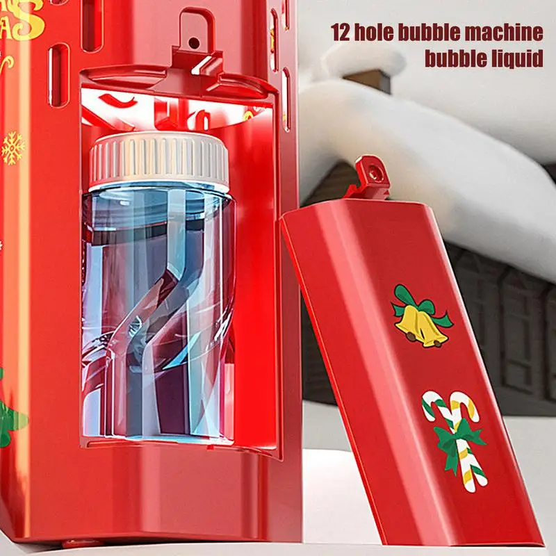 Firework Bubble Maker Firework Bubble Blower Machine Christmas Bubble Machine Toys Reusable Outdoor Bubble Maker With Lights For