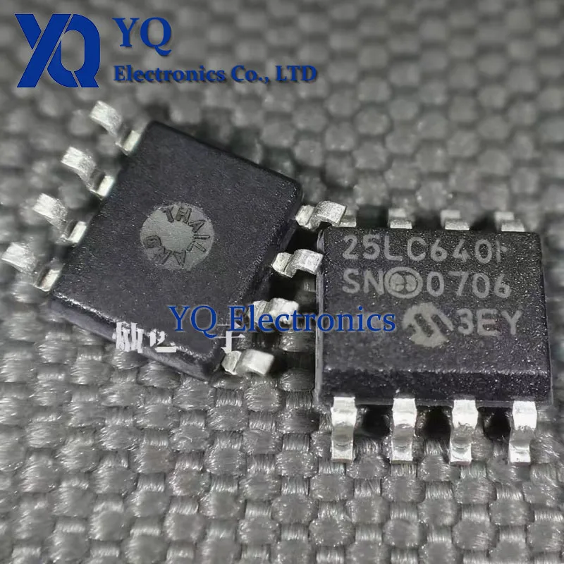 10PCS/lot New OriginaI 25LC640 25LC640-I/SN 25LC6401 25LC640I 25LC040-I/SN A-I/SN SOP-8 EEPROM memory