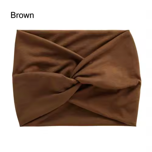 Hair Accessories Twisted Extra Large Thick Wide Headbands Turban Workout Headband Head Wraps for Women - Image 15
