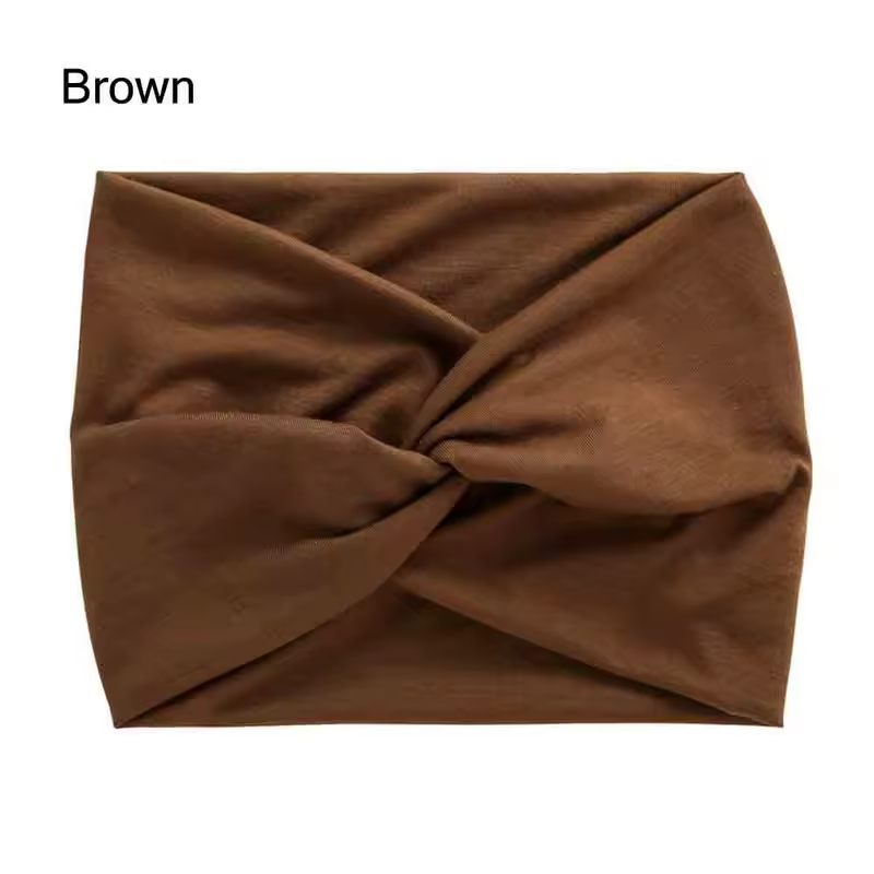 Hair Accessories Twisted Extra Large Thick Wide Headbands Turban Workout Headband Head Wraps for Women - Image 15