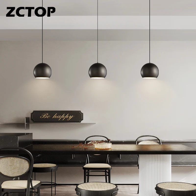 New Modern LED Pendant Lamps Home Copper Hanging Lights For Living Dining Room Kitchen Parlor Bedroom Bedside Lighting Luminaire