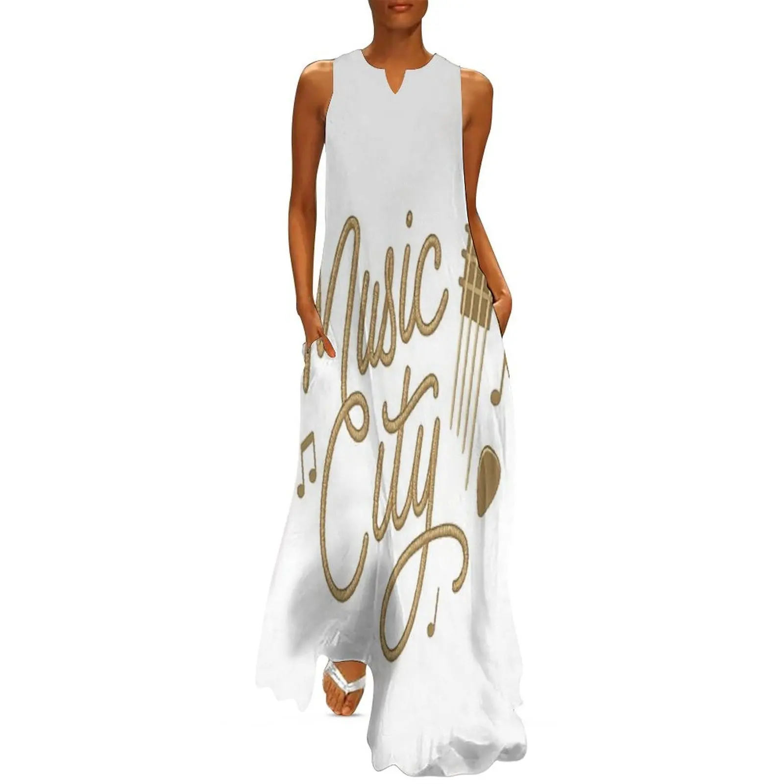 

Strings of Music City: The Spirit of Nashville Guitar Long Dress birthday dresses for women Dress vintage dresses korean style